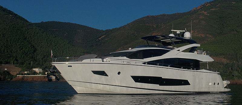 Mibowt yacht at anchor