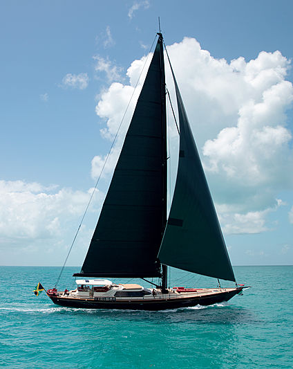 Tenacious yacht sailing