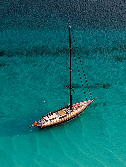 Tenacious yacht cruising