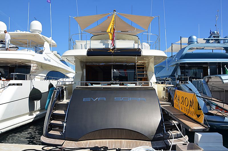 Eva Sofia yacht in Port Canto