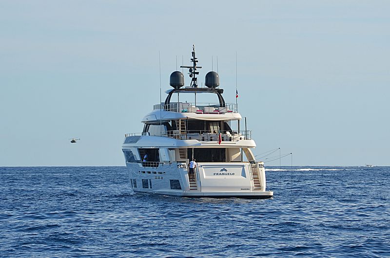 Frangelo yacht anchored off Cannes