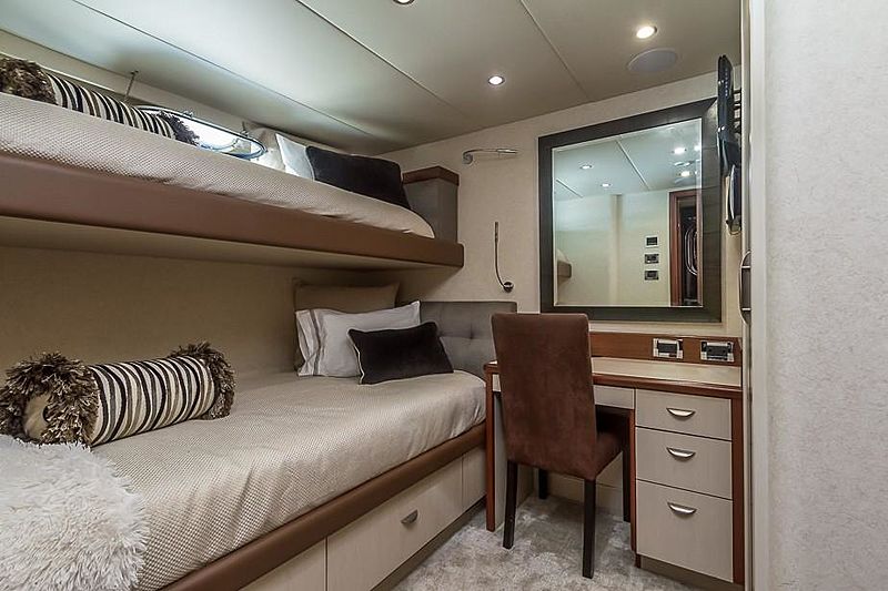 Liquidity yacht stateroom