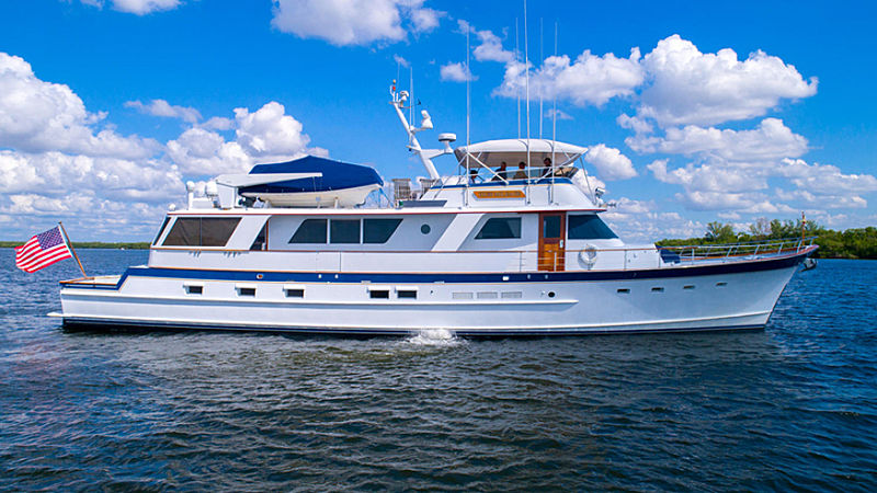 High Mileage yacht cruising