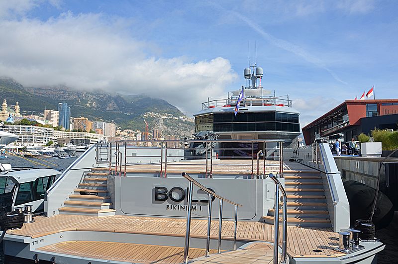 Bold yacht in Monaco