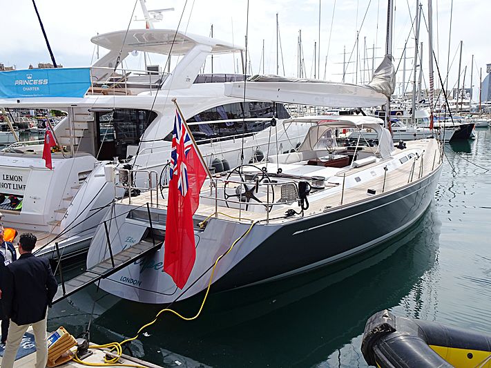 Elise Whisper yacht in Barcelona