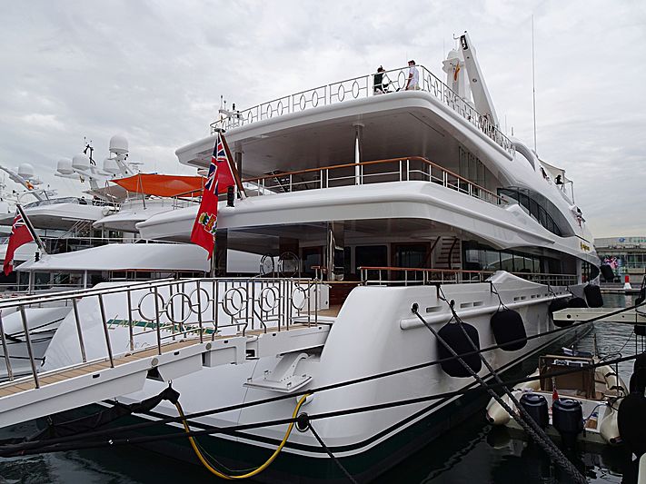 Lady Christine yacht in Barcelona