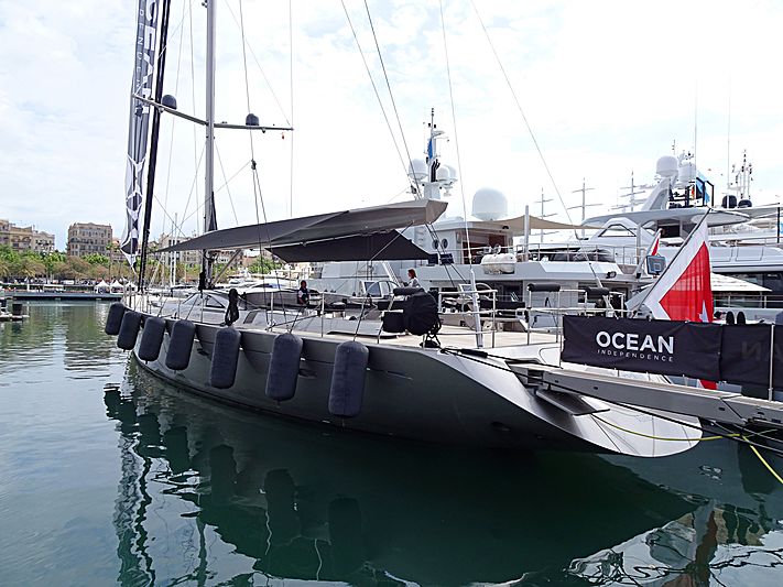 A Sulana yacht in Barcelona