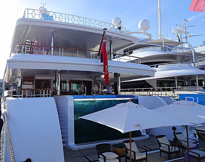 Lady Christine yacht in Barcelona
