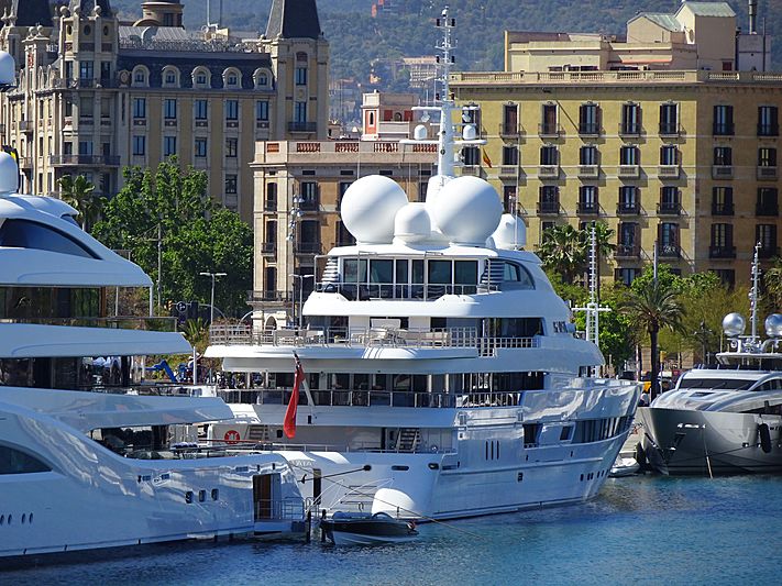 Naia yacht in Barcelona