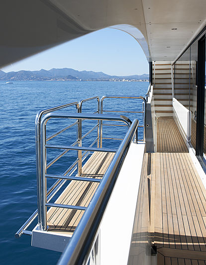 Imperial Princess Beatrice yacht balcony