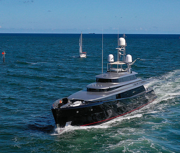 Kiss yacht arriving in Fort Lauderdale