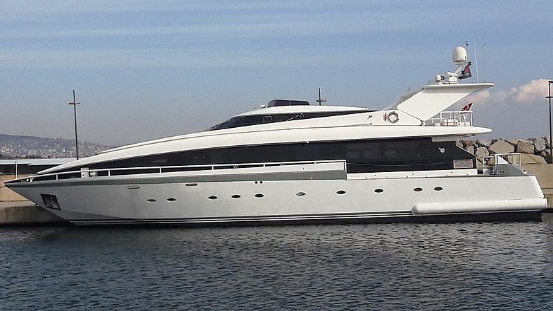 Moontazzam II yacht in marina