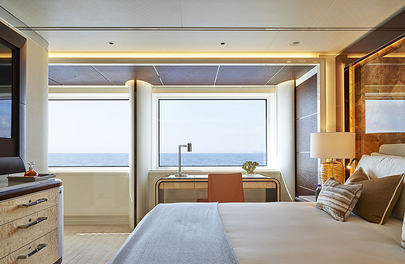Excellence yacht main deck guest cabins