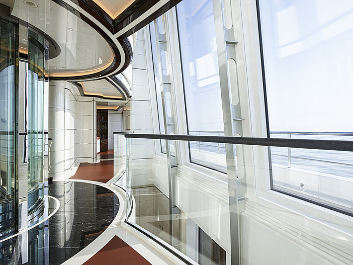 Excellence yacht hall & staircase