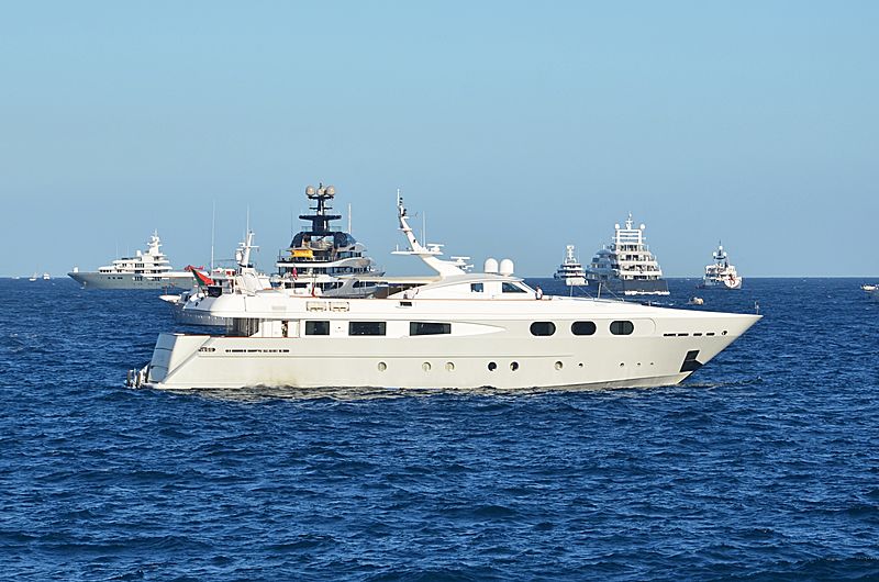 Sophie Blue yacht anchored off Monaco