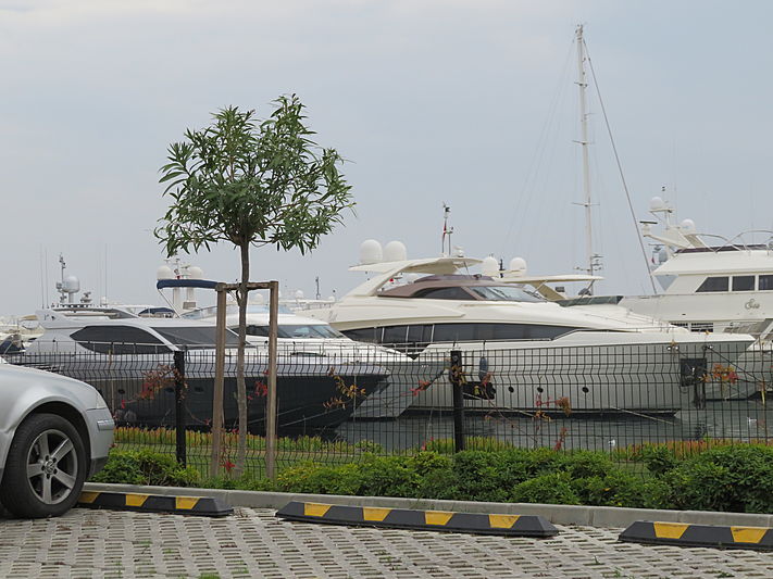 White Swan yacht at West Istanbul Marina