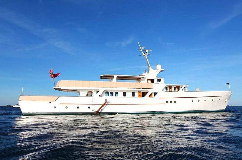 Riva Italia yacht anchored
