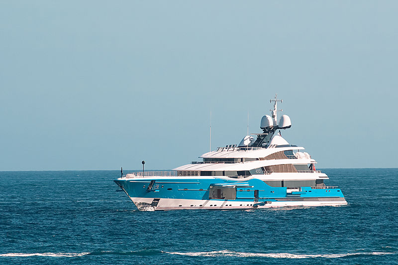 Madame Gu yacht in Monaco Marina