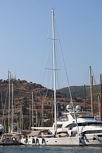 Amanzi yacht in Bodrum Marina