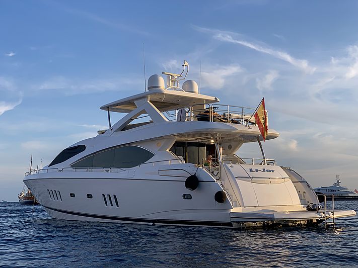 Li-Jor yacht anchored
