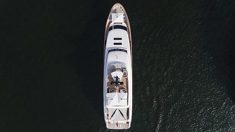 Arkadia yacht aerial