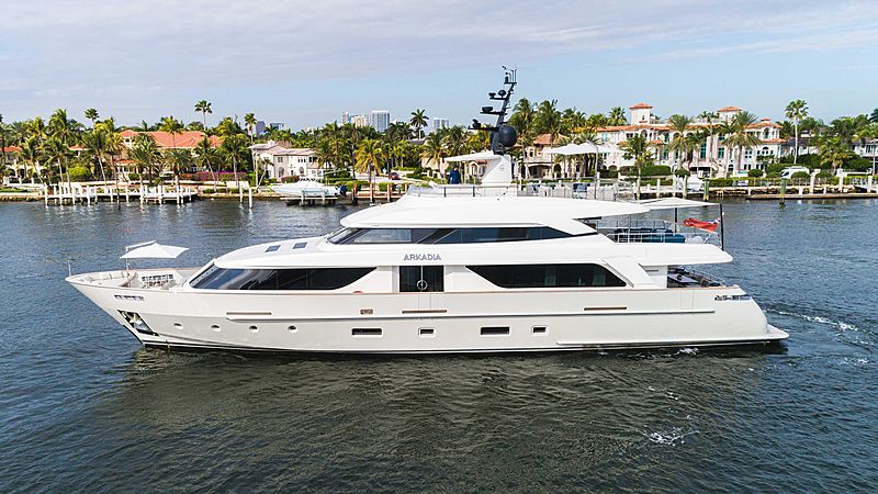 Arkadia yacht cruising