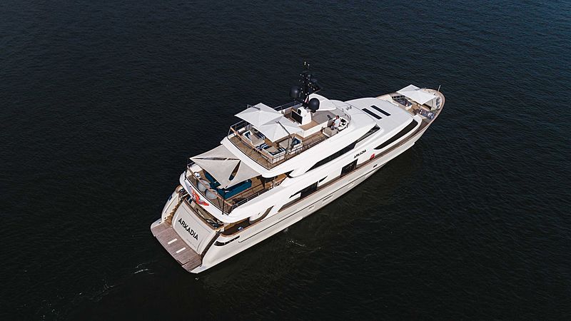 Arkadia yacht aerial