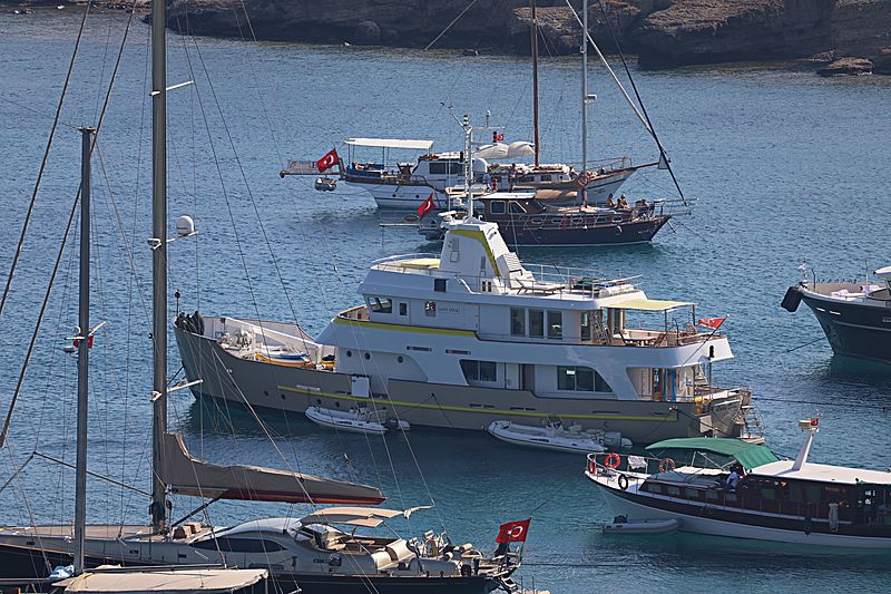 Lady Dida yacht anchored off Bodrum