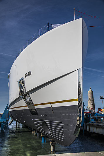Alkhor yacht launch in Livorno