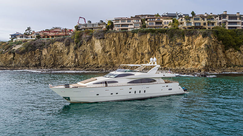 Shambhala yacht anchored