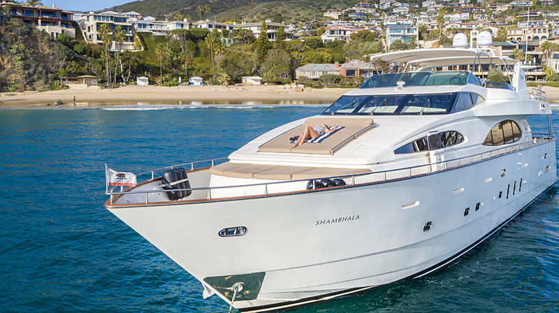 Shambhala yacht anchored