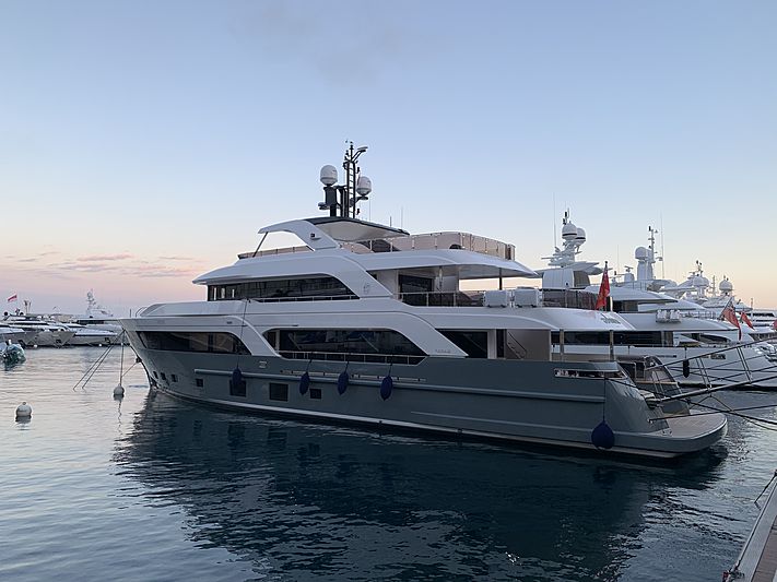 Astrum yacht docked in Monaco