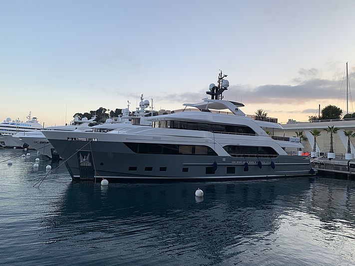 Astrum yacht docked in Monaco