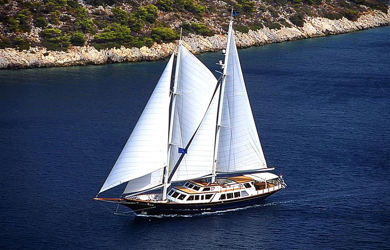Althea yacht sailing