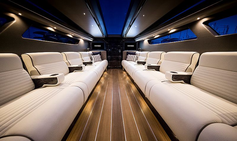 Pascoe Limousine 9.6 - 10.6m SL tender interior