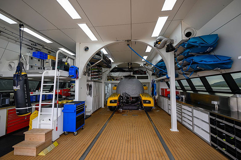 Umbra yacht tender garage