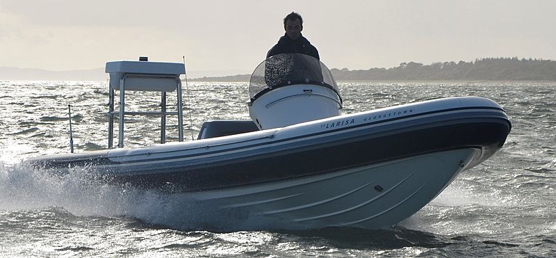 Pascoe SOLAS 7.00M tender cruising