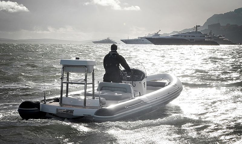 Pascoe SOLAS 7.00M tender cruising