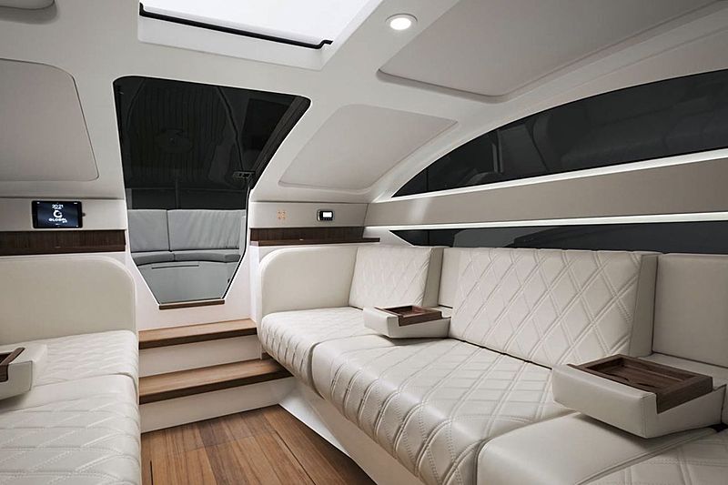Xtenders 8.00M Limousine tender interior