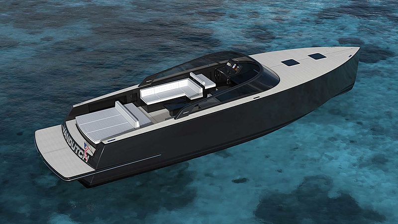 VanDutch 48 tender exterior