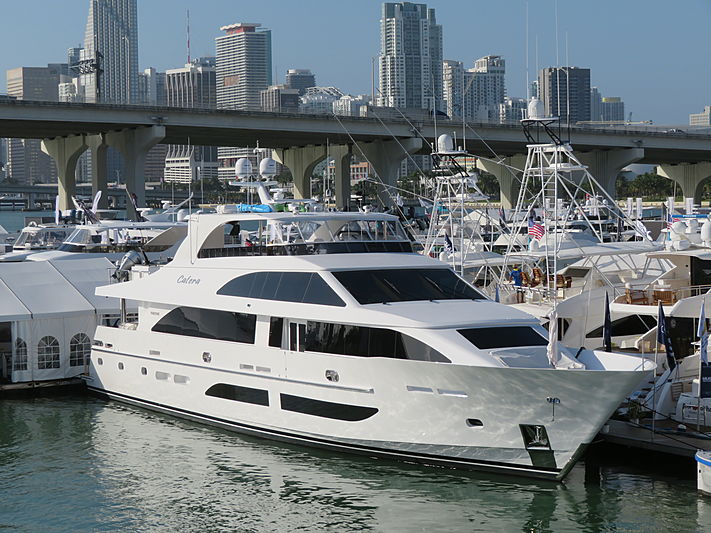 Catera yacht at Miami Yacht Show 2020