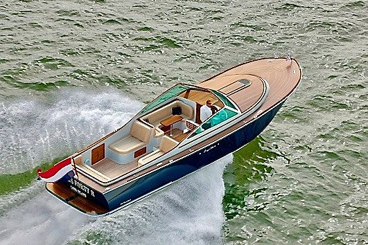 Long Island 40 Runabout tender exterior