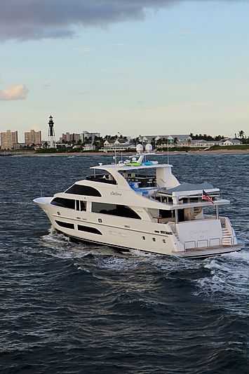 Catera yacht cruising