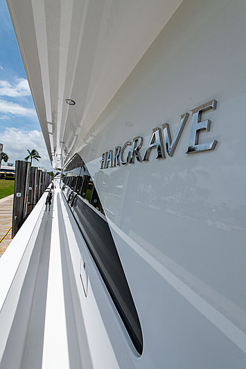 Catera yacht exterior detail
