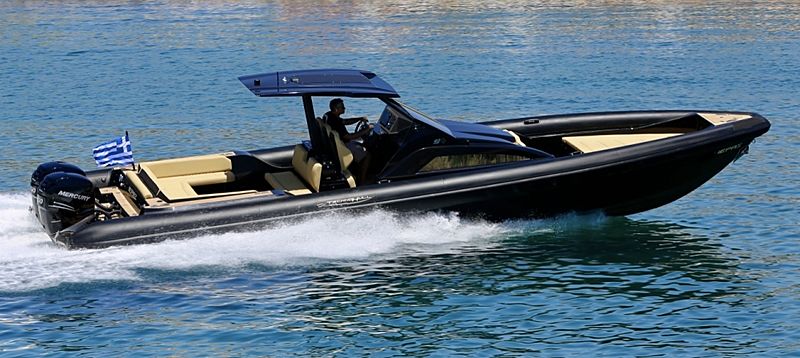 Technohull Explorer 40 tender exterior