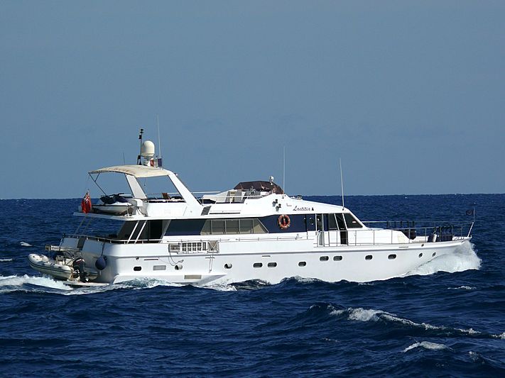 Laetitia yacht off Monaco