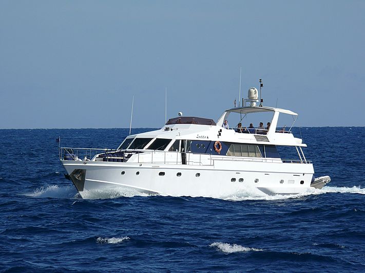 Laetitia yacht off Monaco