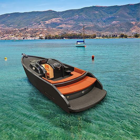 Steeler Bronson 29 tender exterior