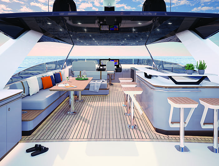 CLB88 yacht rendering