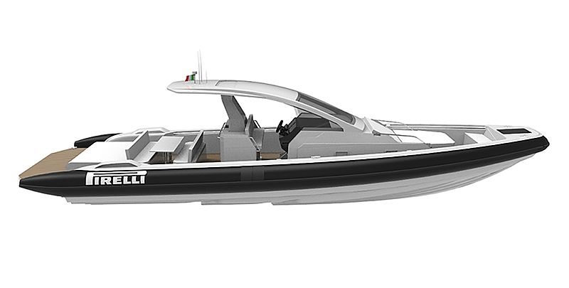 Pirelli 42 tender exterior